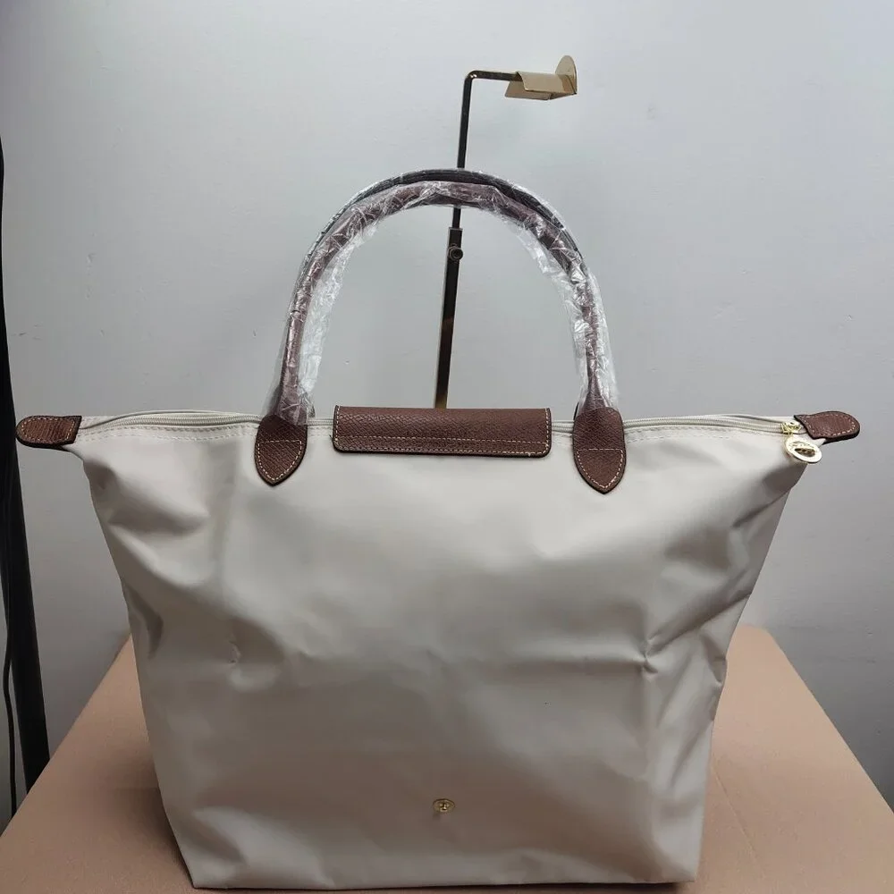 Longchamp Beige and Chocolate Tote - Picture 4 of 9